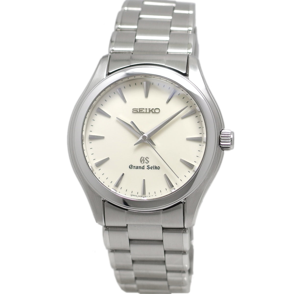グランドセイコー SBGX009 9F61-0A10 アイボリー文字盤 GSメタルブレスレット クオーツ 2007年製 USED Seiko