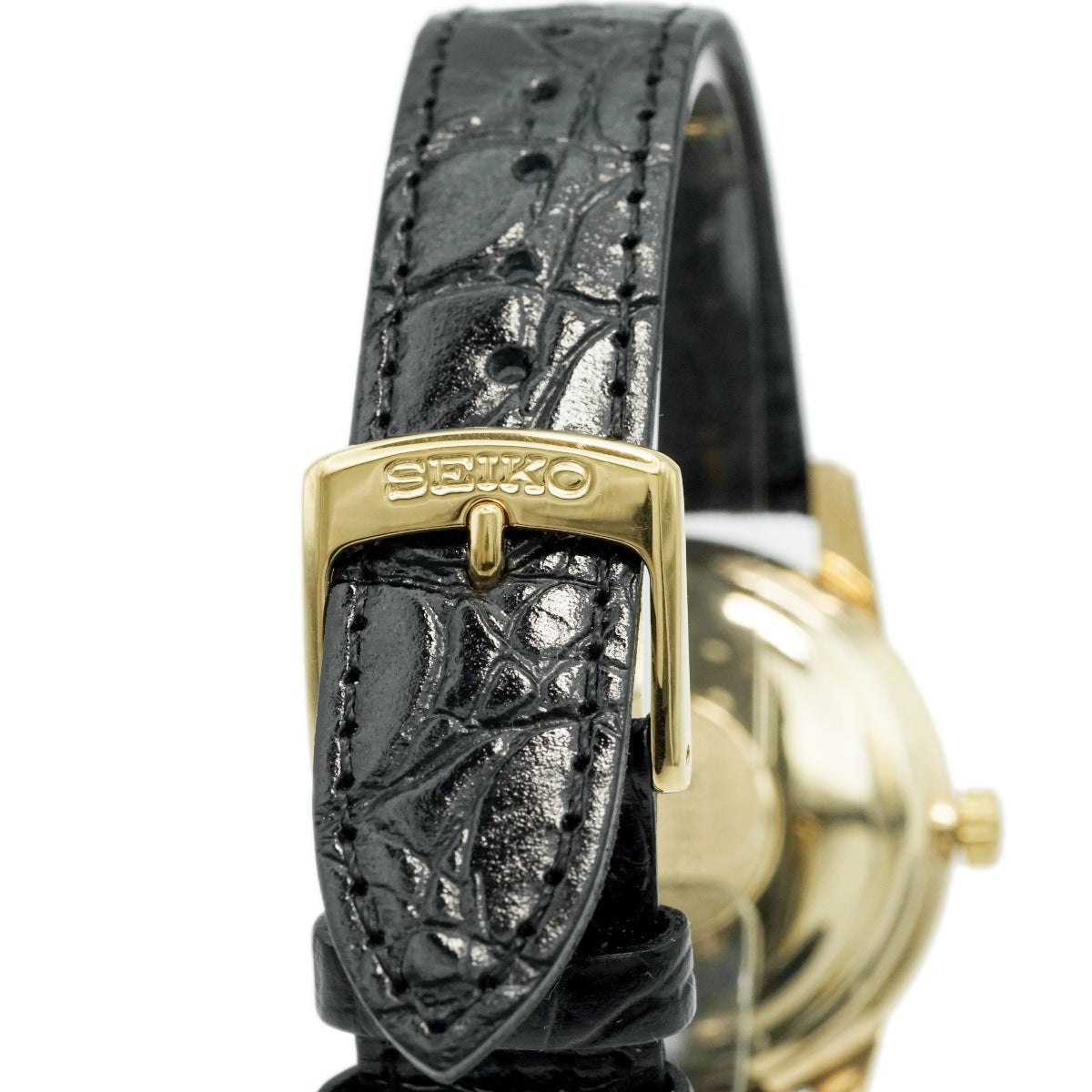 King Seiko Second Model Late Period 44-2000 Gold-Plated SEIKO Medallion Cal.44A Manual-Wind, Serviced, Manufactured in 1968 (Showa 43)