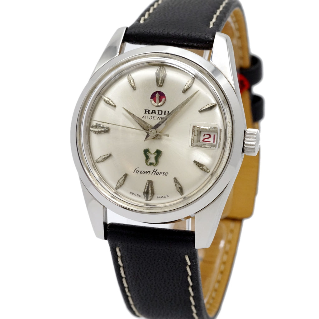 Rado Green Horse 41 Jewels Ref. 11657/1, Gold-plated movement, Automatic, Serviced, 1970s Rado