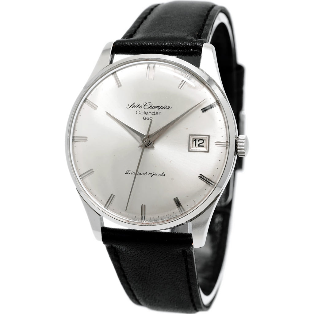 セイコー チャンピオン カレンダー860 J15017 17石 Cal.860 手巻 OH済 昭和38年/1963年製 Seiko