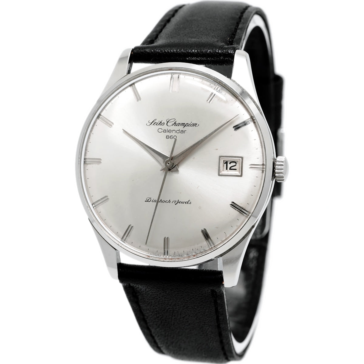 セイコー チャンピオン カレンダー860 J15017 17石 Cal.860 手巻 OH済 昭和38年/1963年製 Seiko