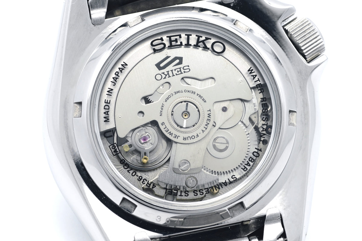 セイコー ５スポーツ メカニカル グリーン文字盤 4R36-07G0 自動巻 現行モデル USED Seiko