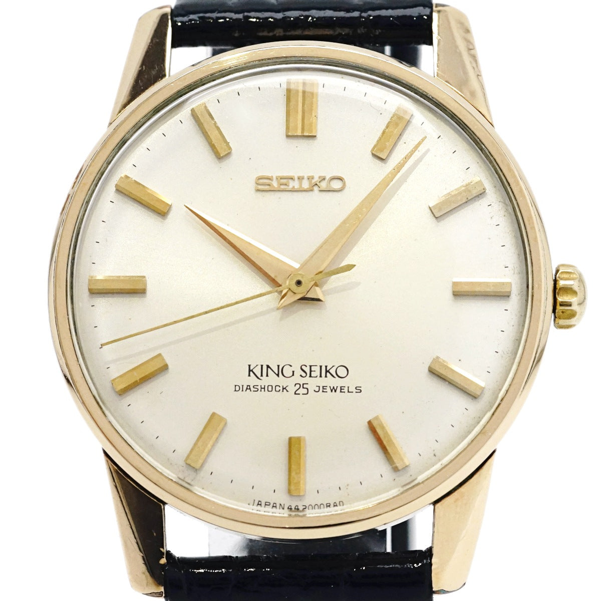 キングセイコー セカンドモデル 44-2000 金張り 盾メダリオン 手巻 OH済 昭和41年/1966年製