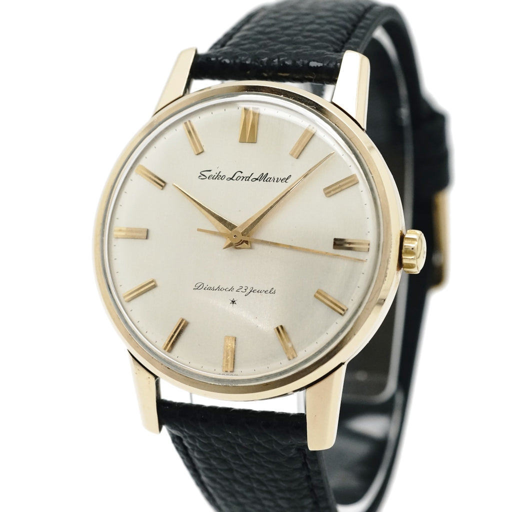セイコー ロードマーベル 15027 14金張り AD文字盤 23石 手巻 OH済 昭和38年/1963年製 Seiko