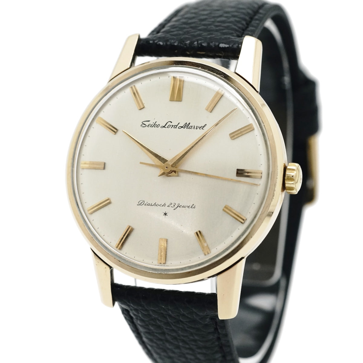 セイコー ロードマーベル 15027 14金張り AD文字盤 23石 手巻 OH済 昭和38年/1963年製 Seiko
