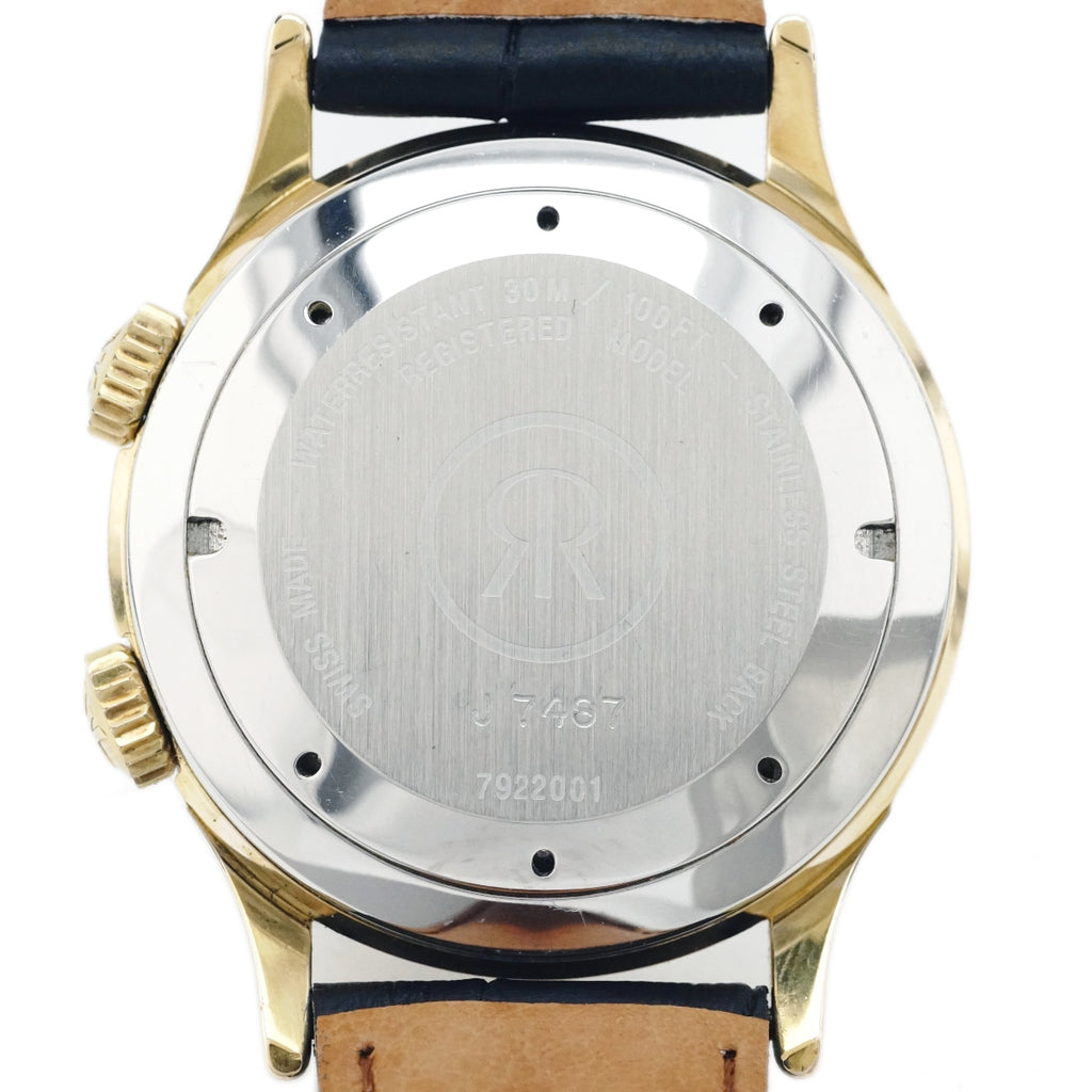 Revue Thommen Cricket 7922001 Gold Plated with Alarm Function Cal. AS1930 17 Jewels Hand-wound Overhauled Used