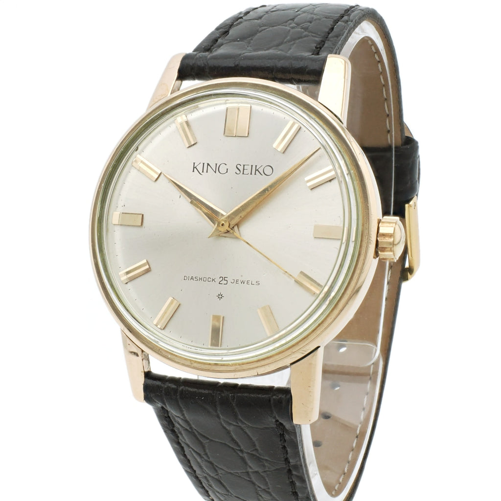 キングセイコー J14102 1st SD文字盤 14金張り 25石 手巻 OH済 昭和38年/1963年製 King Seiko
