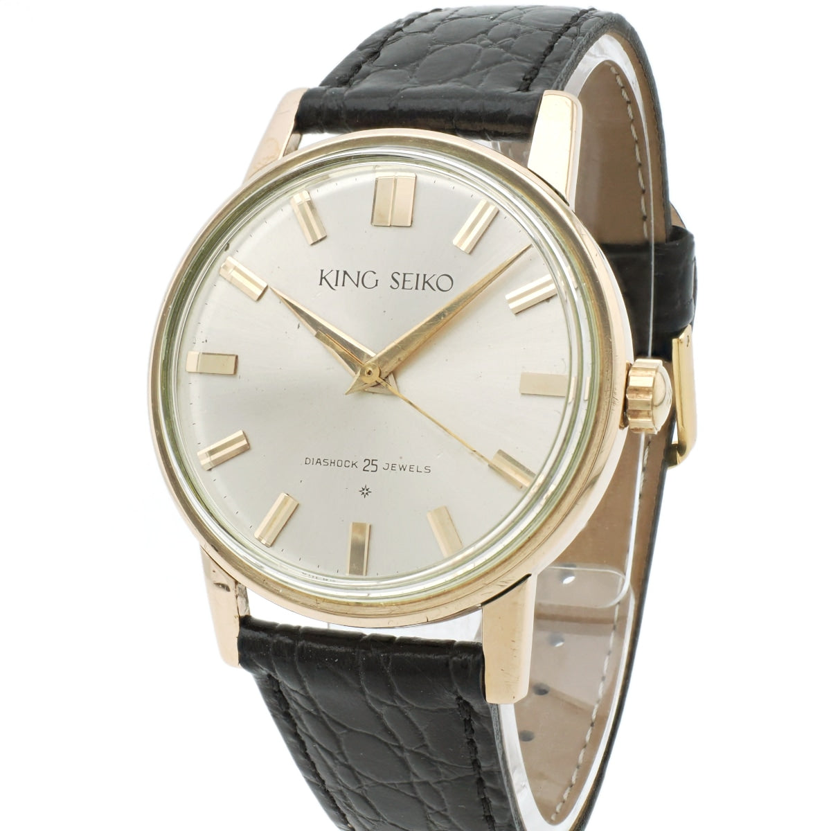キングセイコー J14102 1st SD文字盤 14金張り 25石 手巻 OH済 昭和38年/1963年製 King Seiko