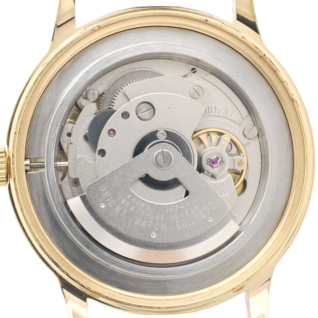 オリエント ER24-A0-A 金メッキケース Cal.48743 21石 自動巻 USED ORIENT
