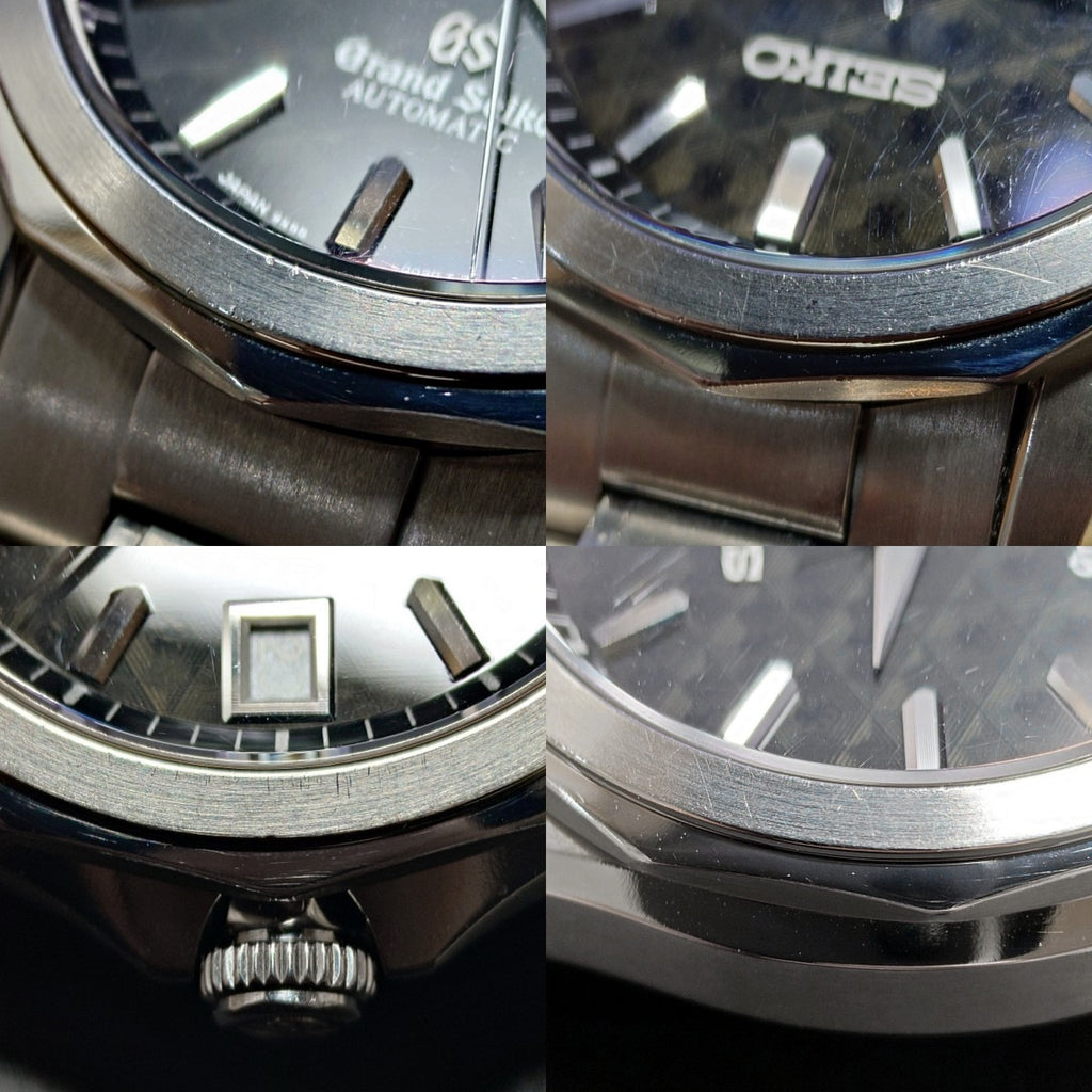 グランドセイコー 40周年記念 SBGR011 9S55-0040 チタン/18Kメダリオン 自動巻 メーカーコンプリートサービス済 2000年発売 USED