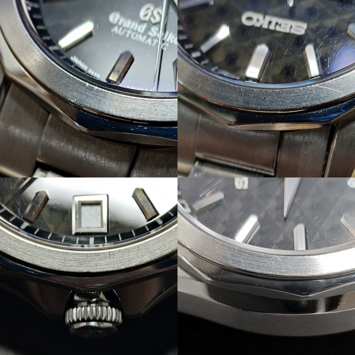 グランドセイコー 40周年記念 SBGR011 9S55-0040 チタン/18Kメダリオン 自動巻 メーカーコンプリートサービス済 2000年発売 USED