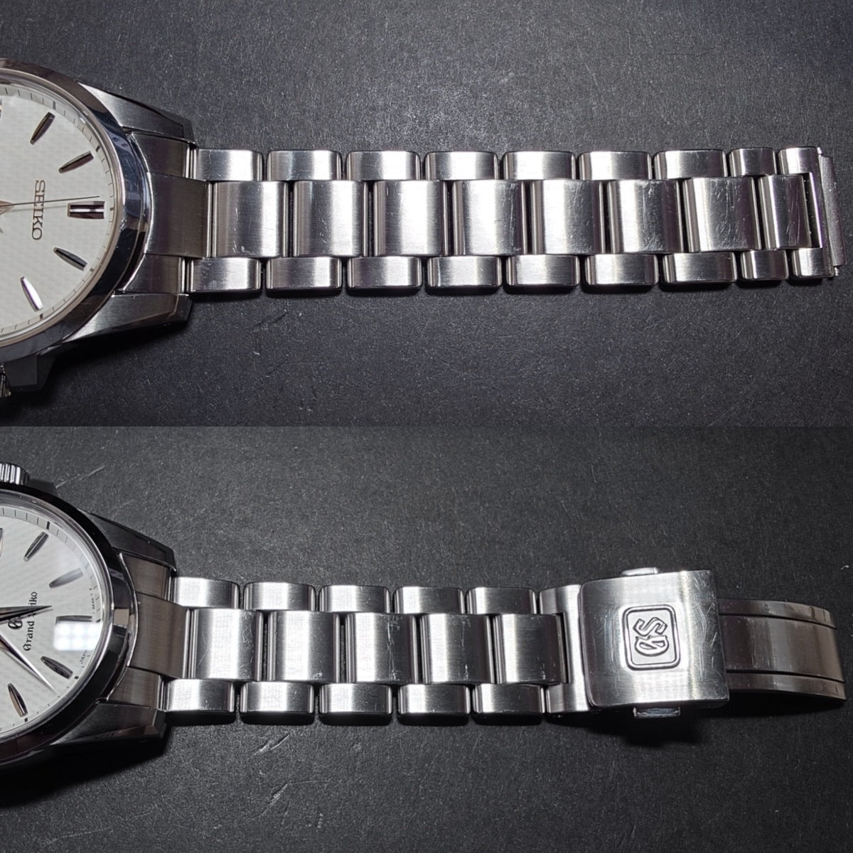 グランドセイコー SBGX053 9F62-0AA1 リューズガード クオーツ 2007年製 USED