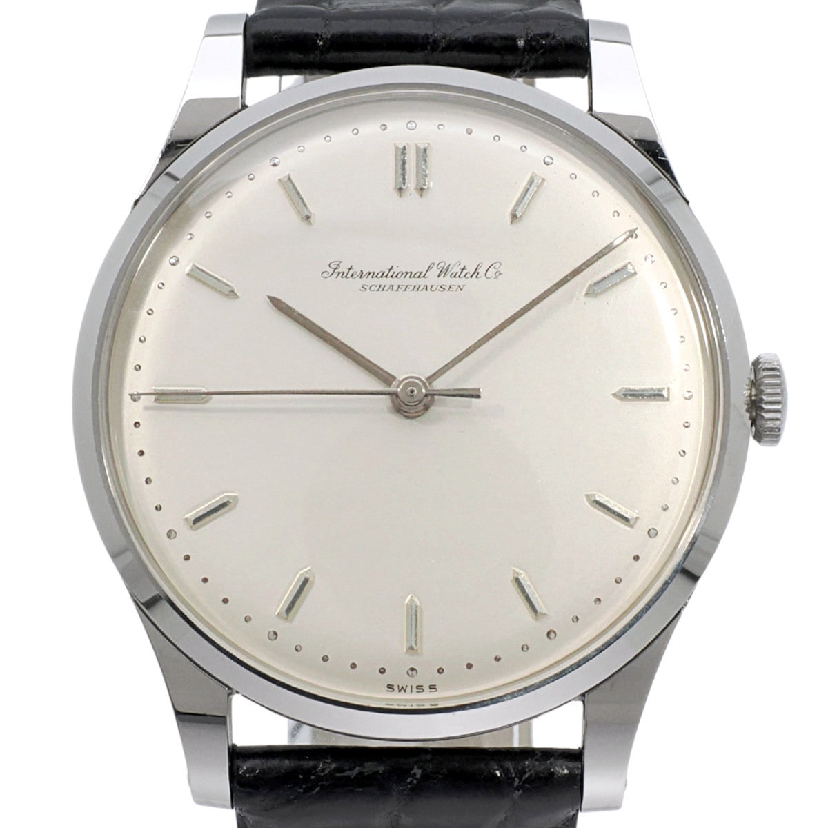 IWC Round Case Cal.89 Hand-wound with Original Buckle, Overhauled, Manufactured in 1963