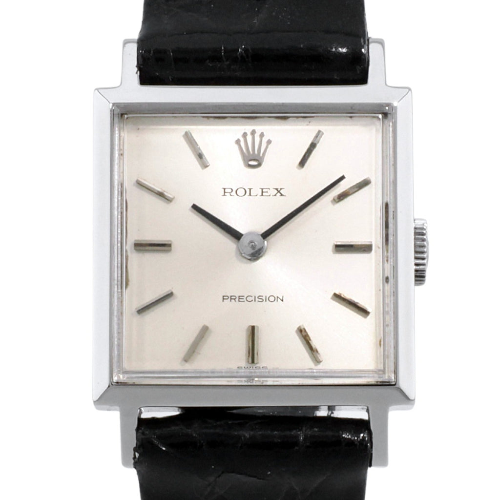 箱・タグ付 ロレックス プレシジョン Ref.2611 スクエア 1974年製 純正尾錠 OH済 レディース アンティーク ROLEX