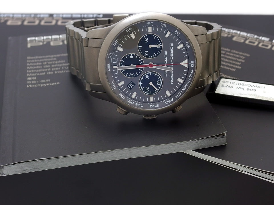 ポルシェデザイン ダッシュボード 6612.10.50.0245 チタン 自動巻 OH済 2008年頃 USED