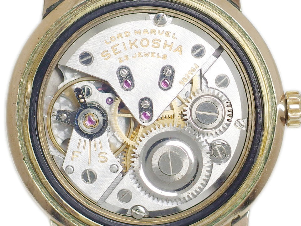 セイコー ロードマーベル 15023E 14KGF SD文字盤 23石 手巻 OH済 昭和37年製 Seiko