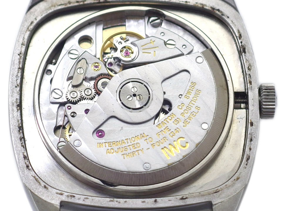 IWC Ref.582.379 スクエアケース Cal.3254 ジャガールクルトムーブ 34石 自動巻 OH済 1970年代 International Watch Co