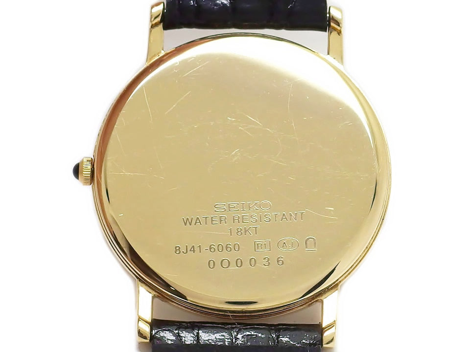 セイコー ドルチェ 18Kケース SACM012 8J41-6060 クオーツ 2010年製 USED Seiko