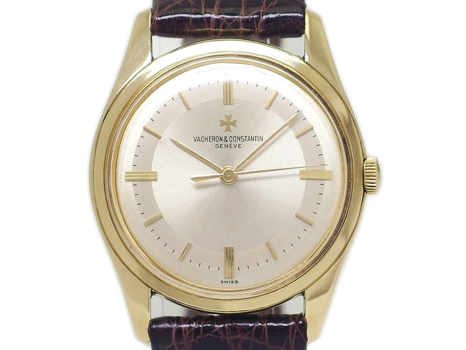 バセロンコンスタンチン Ref.6509 18KYG／金無垢ケース 33mm Cal.1002 手巻 OH済 1960年頃