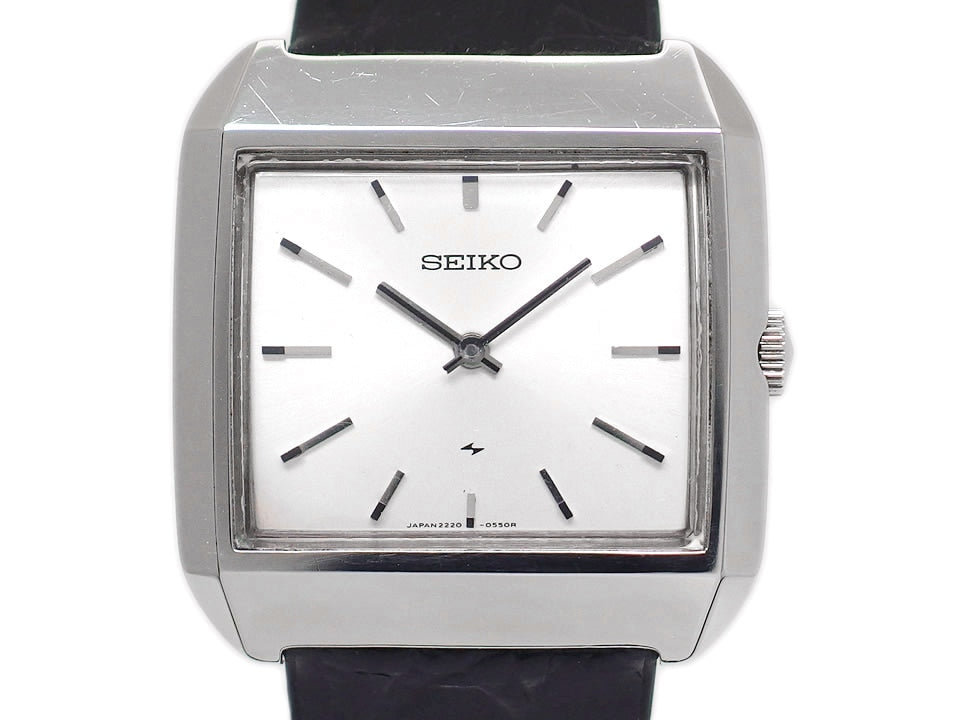 セイコー シャリオ Ref.2220-3170 スクエア 薄型ケース 手巻 OH済 昭和47年/1972年製 Seiko