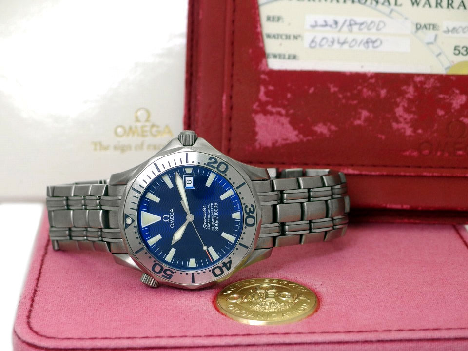 オメガ シーマスター 300m プロダイバーズ チタン 2231.80 Cal.1120 自動巻 2000年頃 OH済 USED Omega