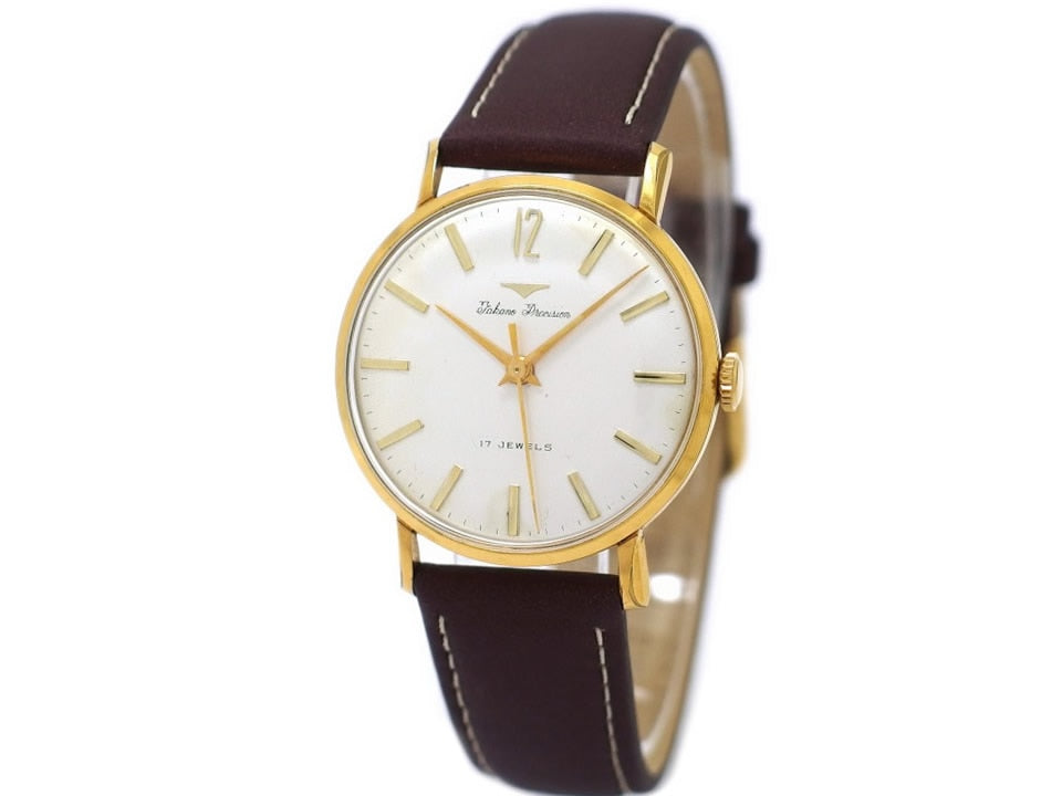 タカノ プレシジョン Ref.135203 金メッキ 17石 手巻 OH済 1959年頃