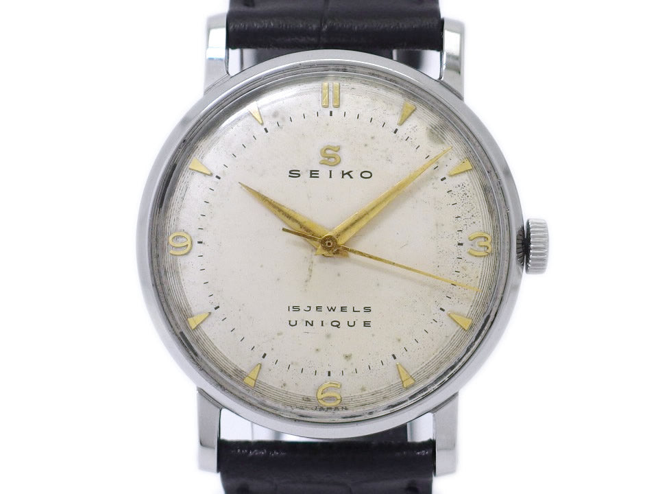セイコー ユニーク Sマーク J13002 15石 手巻 OH済 昭和31年製／1956年製 Seiko