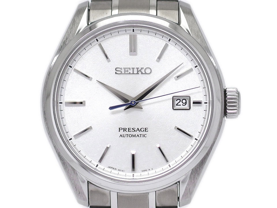 セイコー プレサージュ SARX055 6R15-04A0 チタン製 自動巻 現行品 2019年購入 USED Seiko
