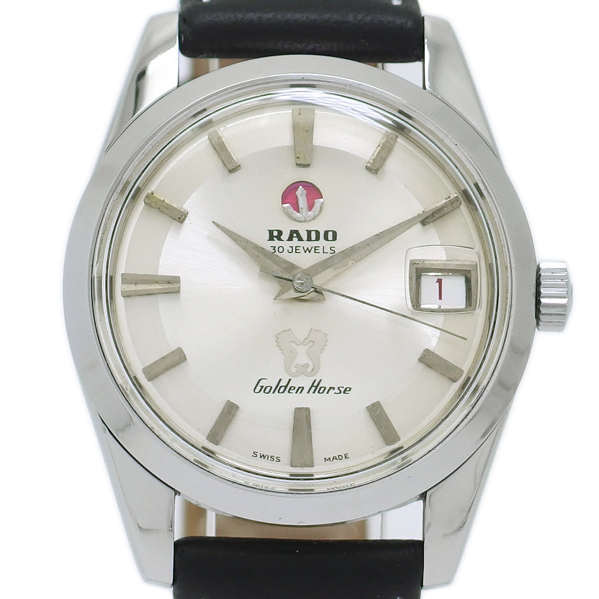 ラドー ゴールデンホース Ref.11675/1 純正リューズ 30石 自動巻 OH済 1970年代 Rado