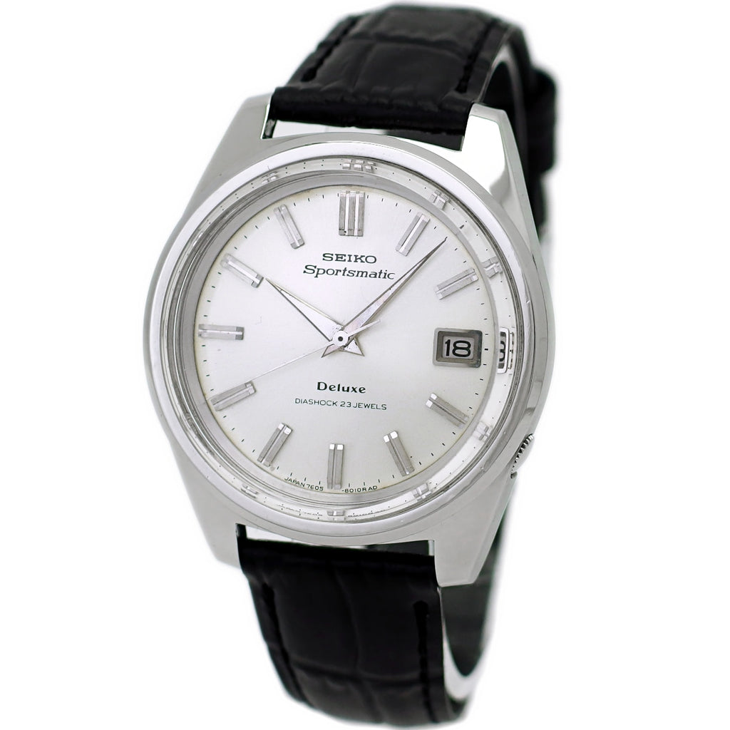 セイコー スポーツマチック デラックス 7605-8000 自動巻 OH済 昭和41年/1966年製 Seiko