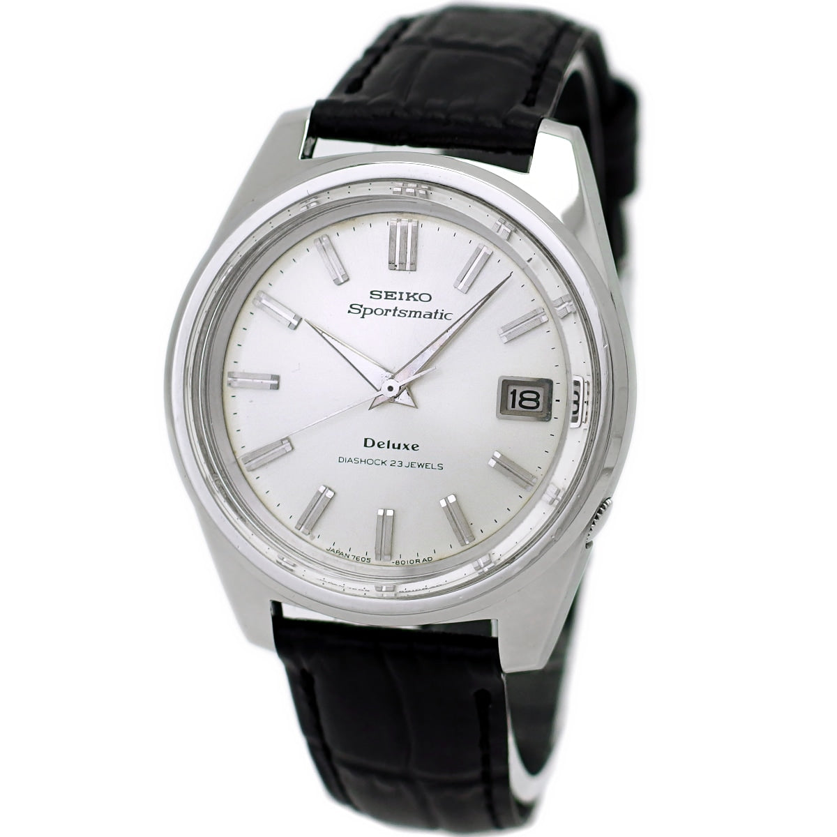セイコー スポーツマチック デラックス 7605-8000 自動巻 OH済 昭和41年/1966年製 Seiko