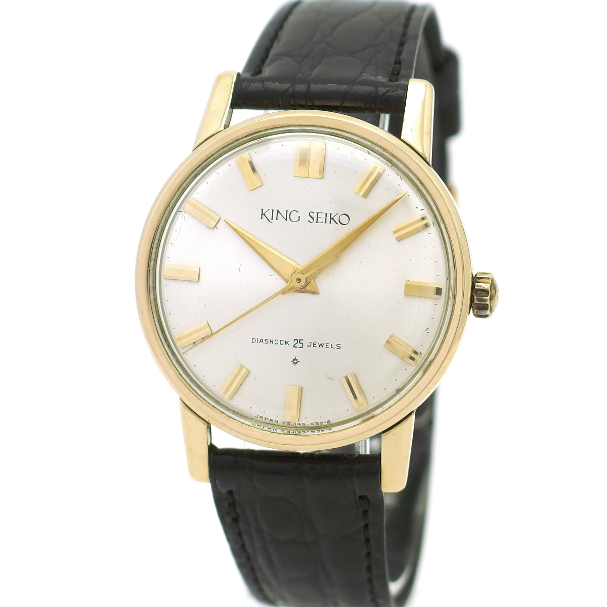 キングセイコー J14102E 1st SD文字盤 14金張り 25石 手巻 OH済 昭和36年/1961年製 Seiko