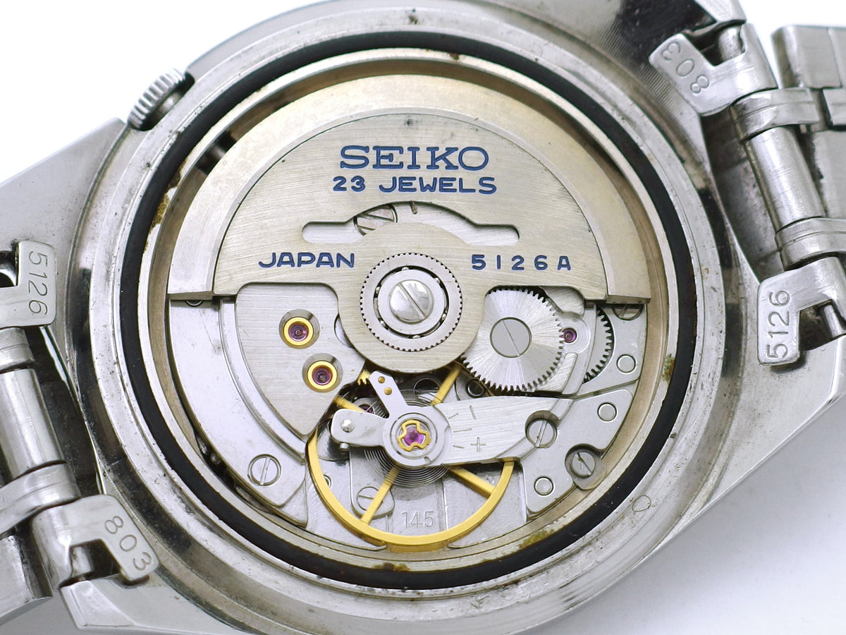 セイコー ファイブ 5126-8030 コインエッジベゼル 純正ブレス 自動巻 OH済 昭和42年/1967年製