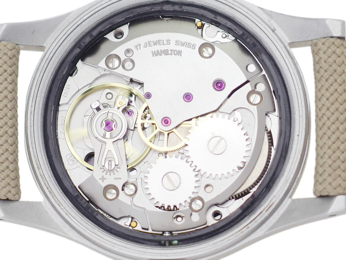 ハミルトン カーキ 9415A 33mm ブラック文字盤 Cal.2801-2 17石 手巻 1990年代 OH済 USED Hamilton
