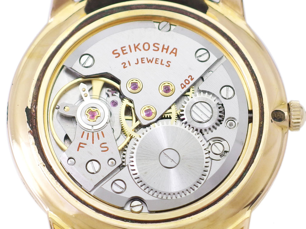セイコー スカイライナー J15006E 金メッキ Cal.402 21石 手巻 OH済 昭和38年/1963年製 Seiko