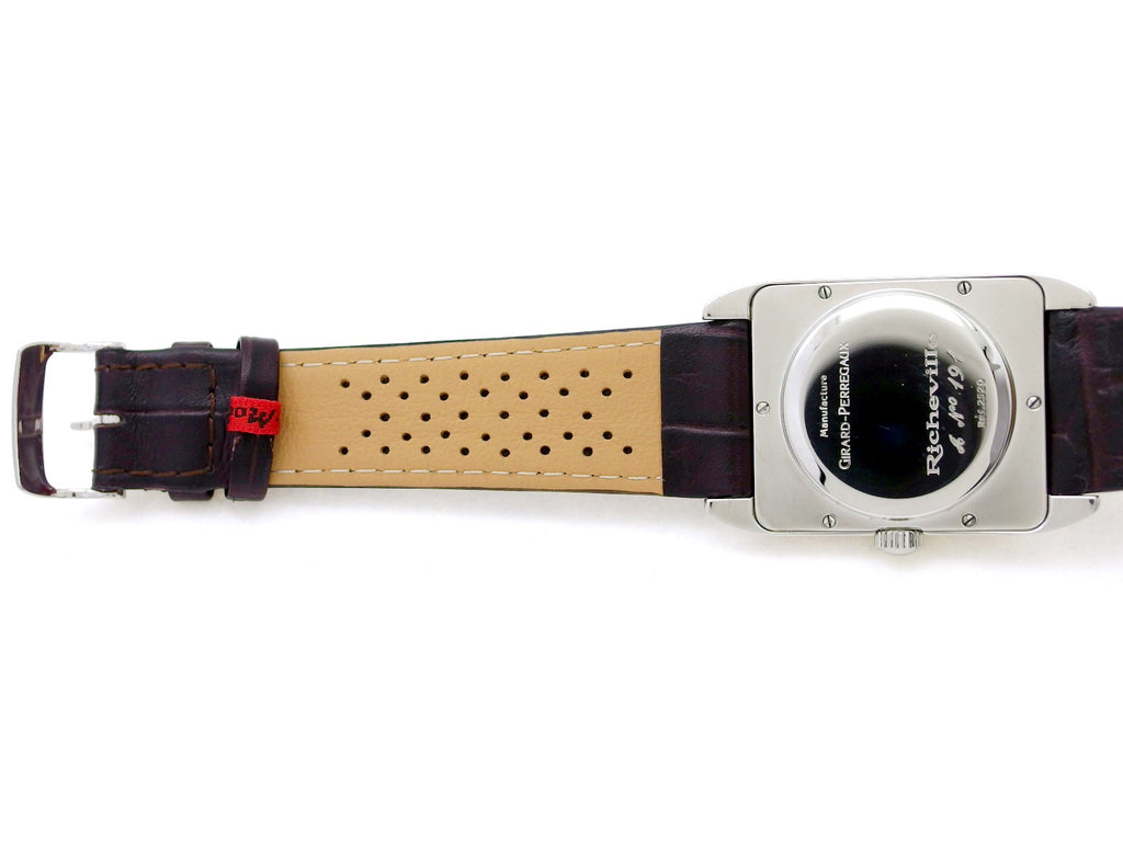 Girard-Perregaux Richeville Ref. 2520, Black Dial, Stainless Steel, Cal. 3000, Automatic, Overhauled, USED Girard-Perregaux