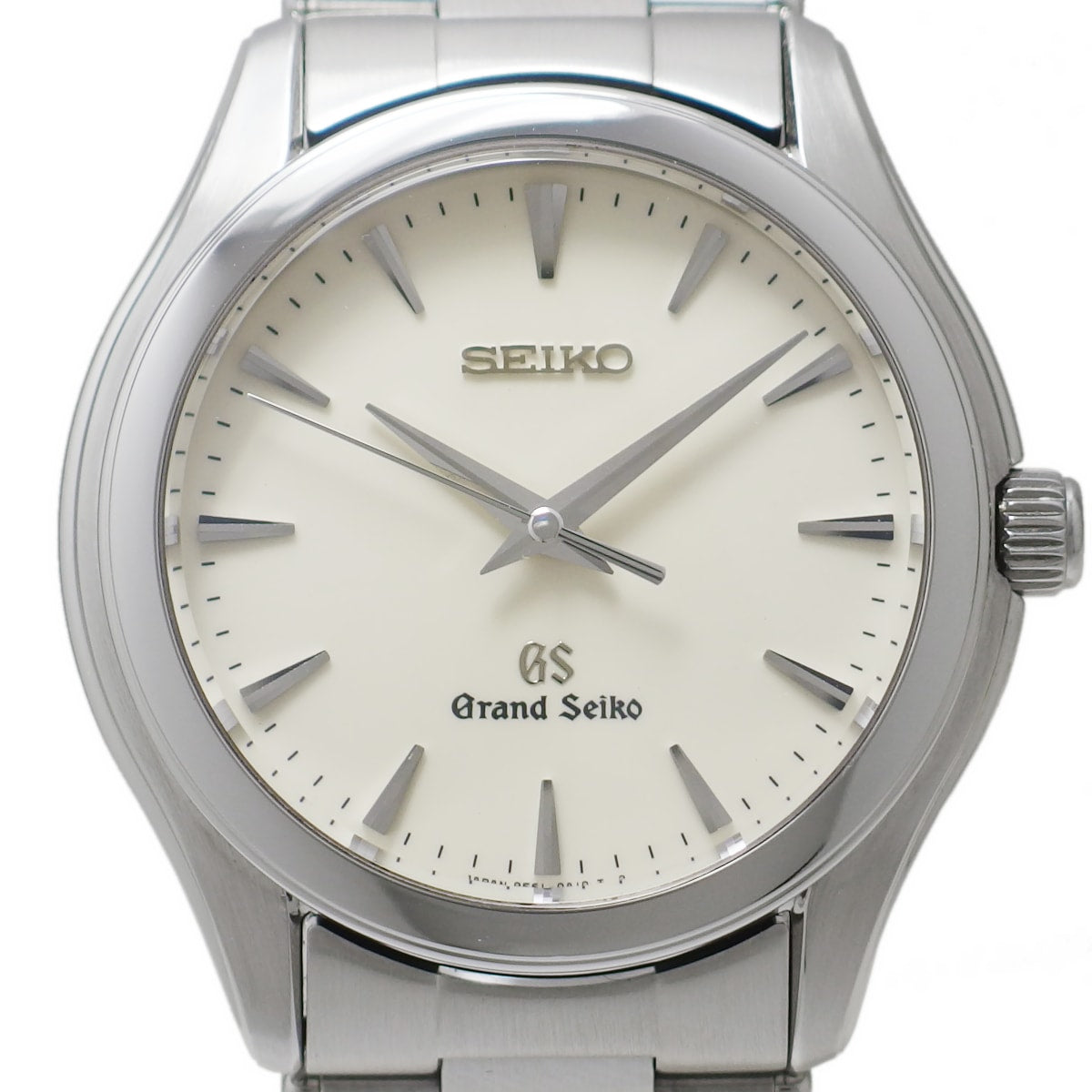 グランドセイコー SBGX009 9F61-0A10 アイボリー文字盤 GSメタルブレスレット クオーツ 2007年製 USED Seiko