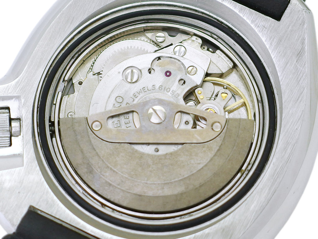 セイコー セカンドダイバー 150m 6105-8110 新品ガラス 自動巻 OH済 1974年／昭和49年製 Seiko