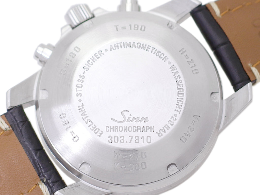 ジン 303.AUTOBAHN クロノグラフ デイデイト ETA7750 25石 自動巻 OH済 USED Sinn