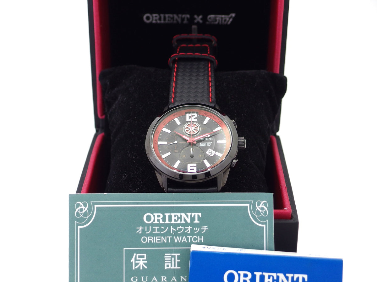 オリエント ワールドステージコレクション STI コラボモデル WV0201TT TT0Z-D1-B クオーツ 2011年発売 USED ORIENT