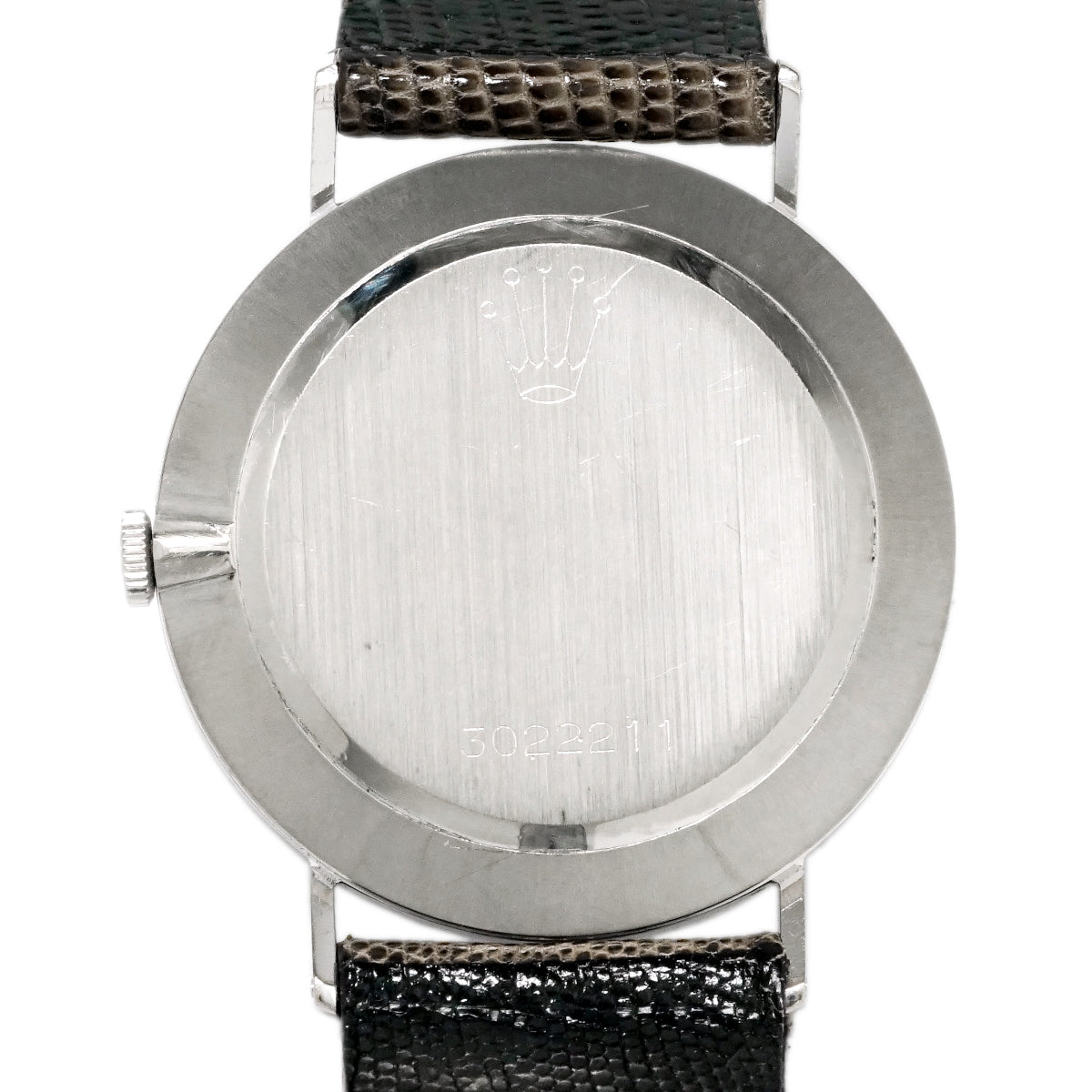 Rolex Cellini Men's Ref. 3833 18k White Gold, Original Crown, Cal. 1600 Manual-Winding, Serviced, Circa 1970