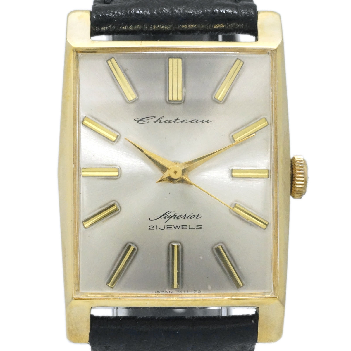 タカノ シャトー スーペリア Ref.30038 スクエアケース 金メッキ 21石 手巻 OH済 1961年発売