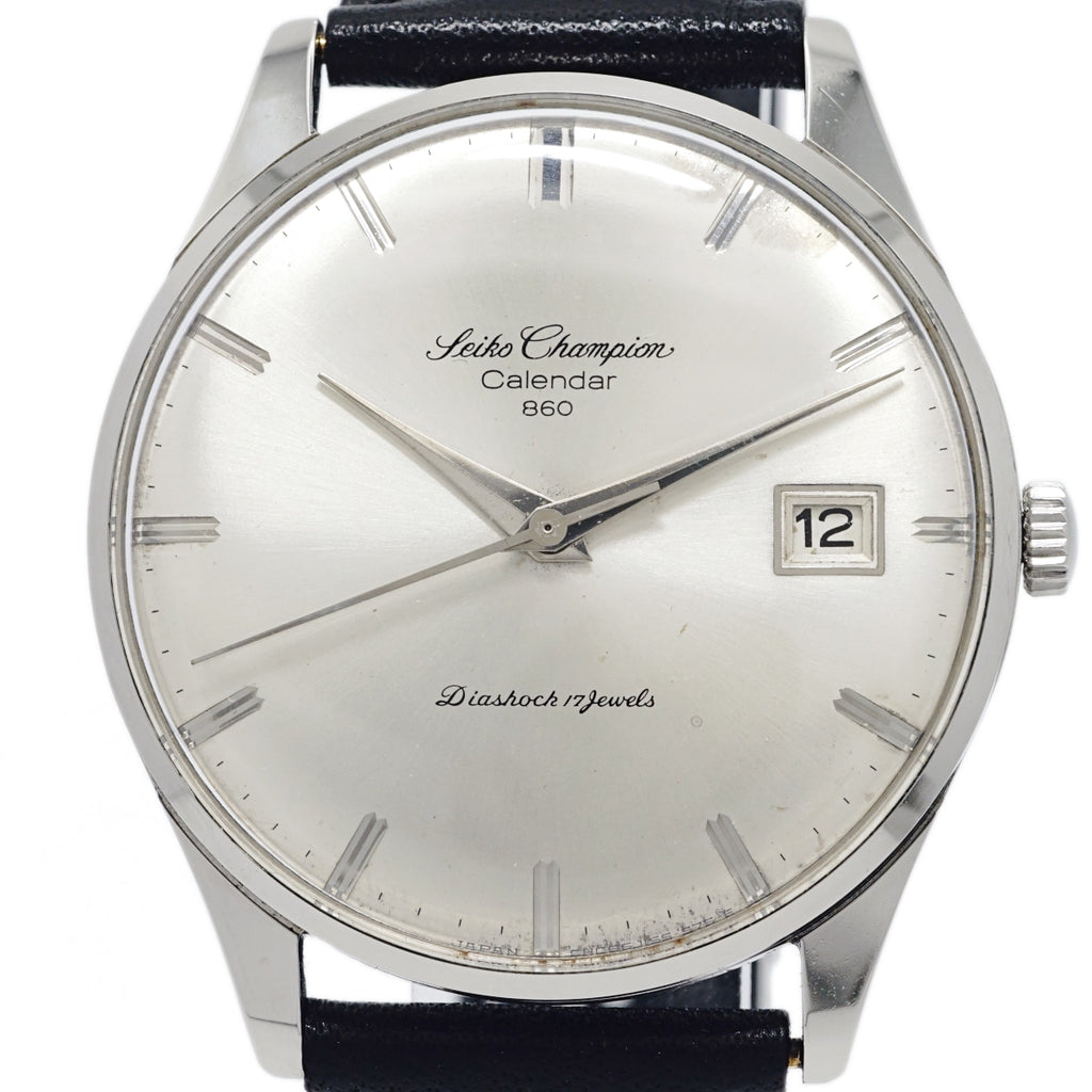 セイコー チャンピオン カレンダー860 J15017 17石 Cal.860 手巻 OH済 昭和38年/1963年製 Seiko