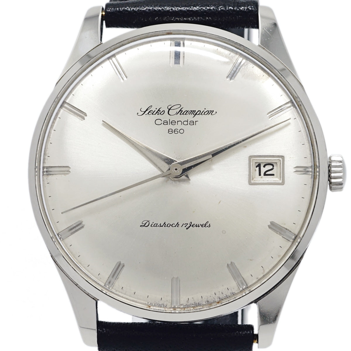 セイコー チャンピオン カレンダー860 J15017 17石 Cal.860 手巻 OH済 昭和38年/1963年製 Seiko