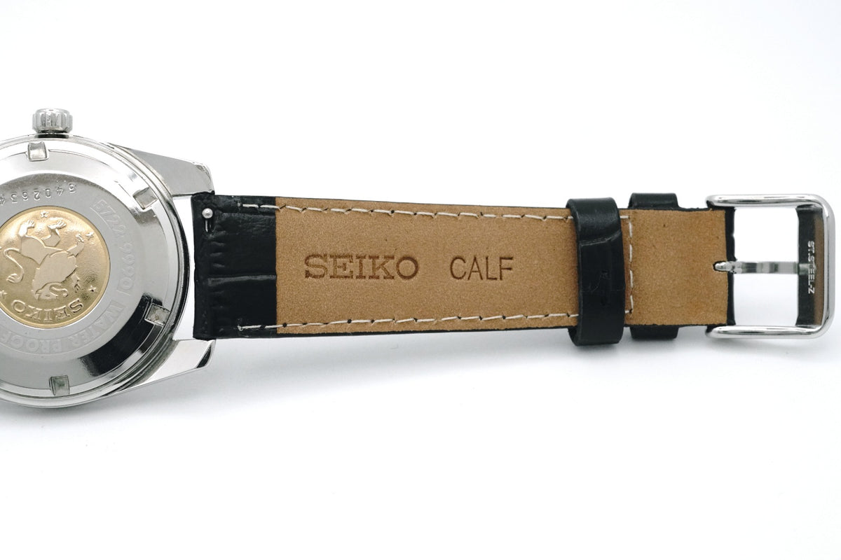 【希少】グランドセイコー セカンドモデル前期型 5722-9990 ライオンメダリオン W SEIKOリューズ Cal.430 手巻 OH済 昭和40年/1965年製 Seiko