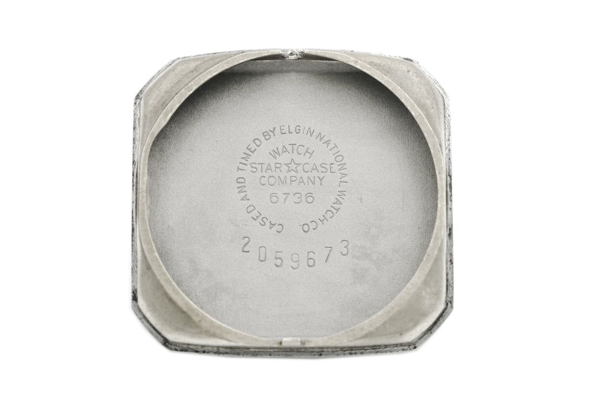 Elgin Ref. 6736, USA-made, gold-plated, domed crystal, Cal. 683, manual wind, O/H, circa 1954