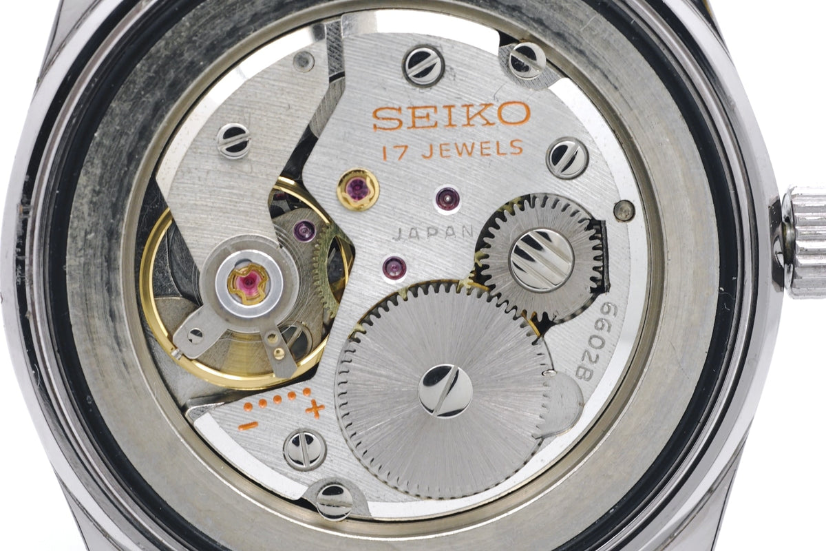 セイコー スポーツマン 6602-9982 ステンレスメッキ Cal.6602B 17石 手巻 OH済 昭和43年/1968年製 Seiko