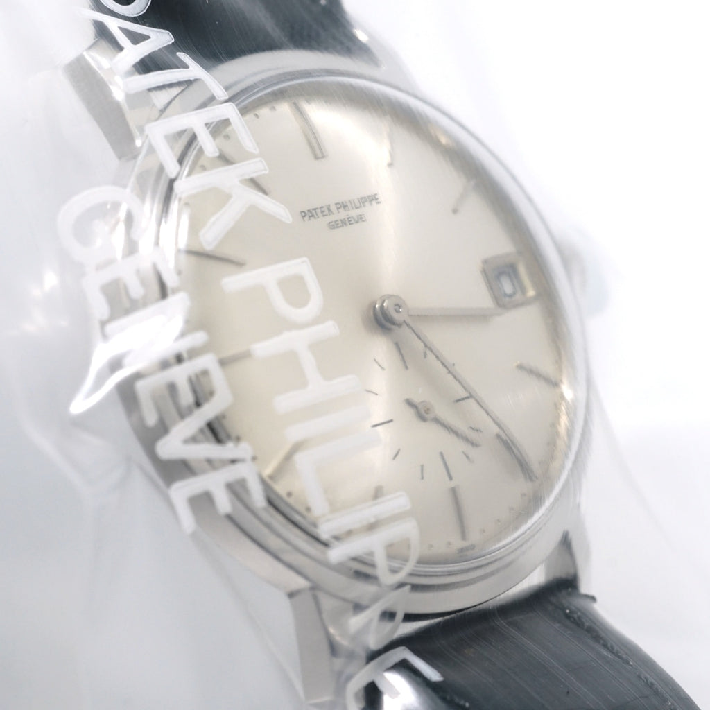 Patek Philippe Calatrava Ref.3445 18KWG Manufacturer Complete Service, Unopened Cal.27-460M Automatic, Overhauled, 1960s Patek Philippe