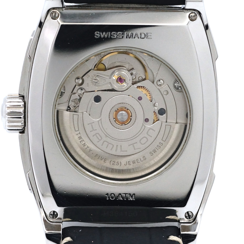 ハミルトン ジャズマスター トノー オート H36415535 H364150 裏スケルトン 自動巻 2012年購入 USED Hamilton