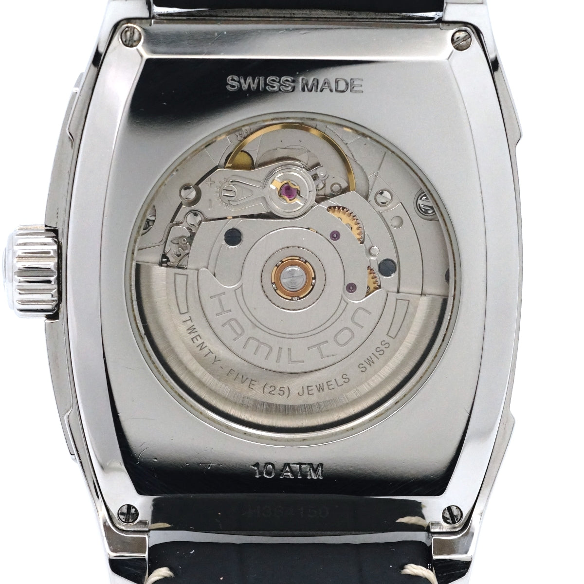 ハミルトン ジャズマスター トノー オート H36415535 H364150 裏スケルトン 自動巻 2012年購入 USED Hamilton